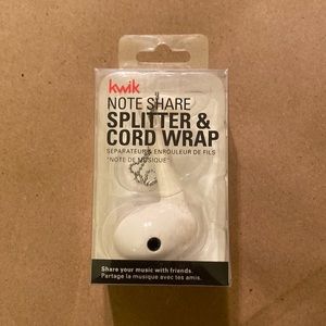 Kwik Note Share Splitter & Cord Wrap